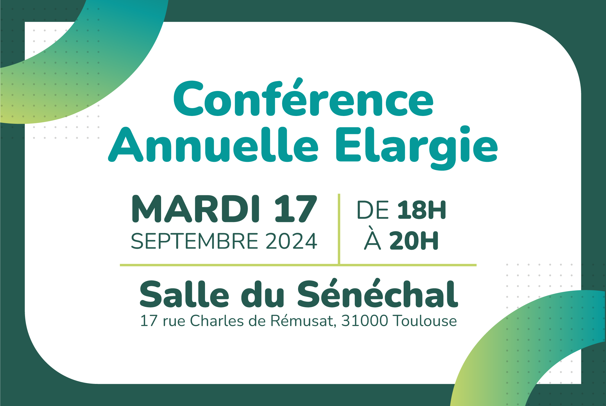 Participez à la Conférence annuelle élargie !