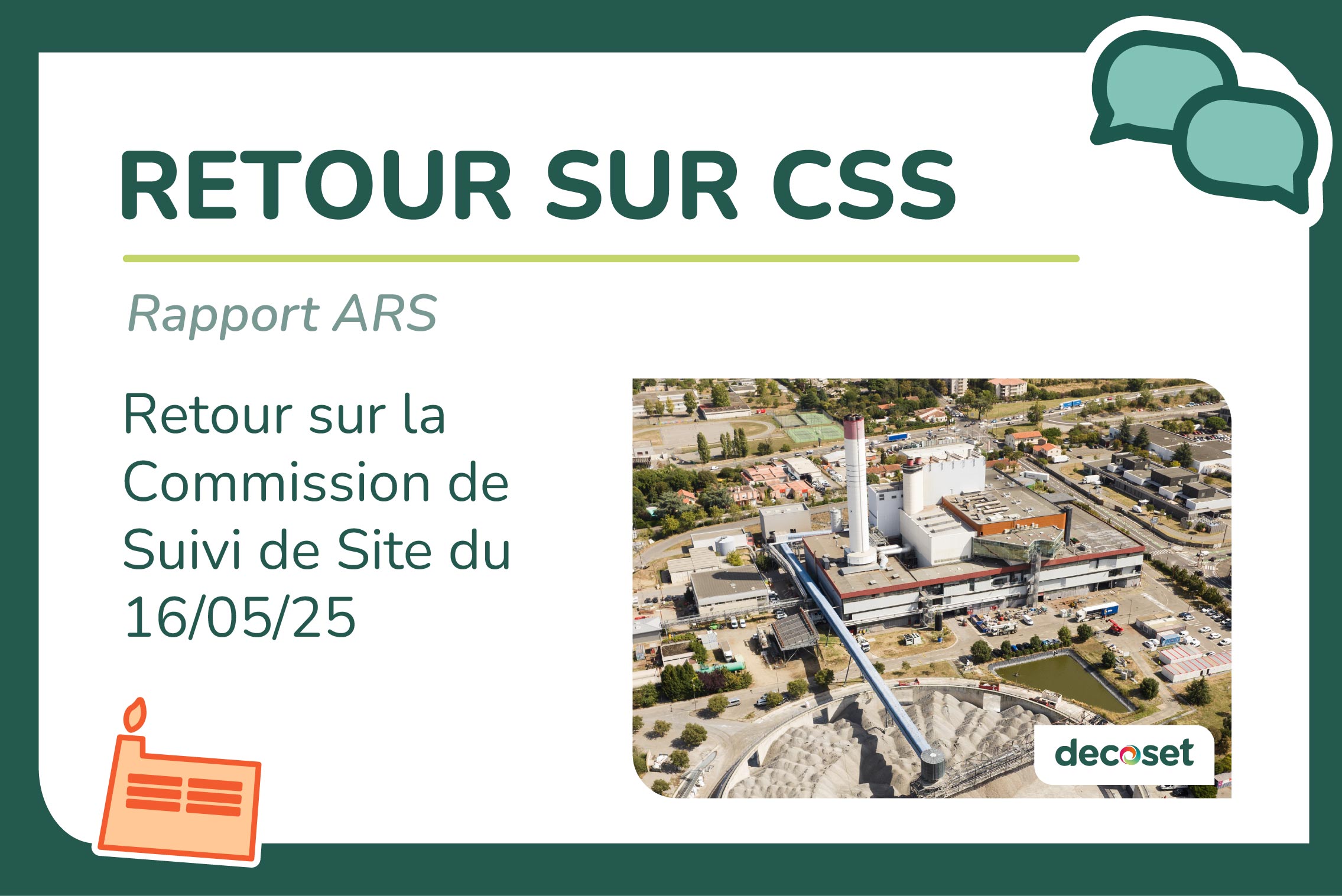 Commission de Suivi de Site (CSS) exceptionnelle