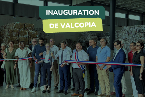 Inauguration du centre de tri VALCOPIA