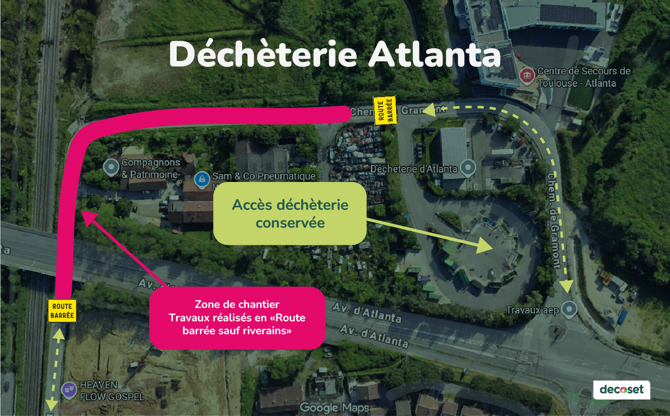 Travaux accès Atlanta