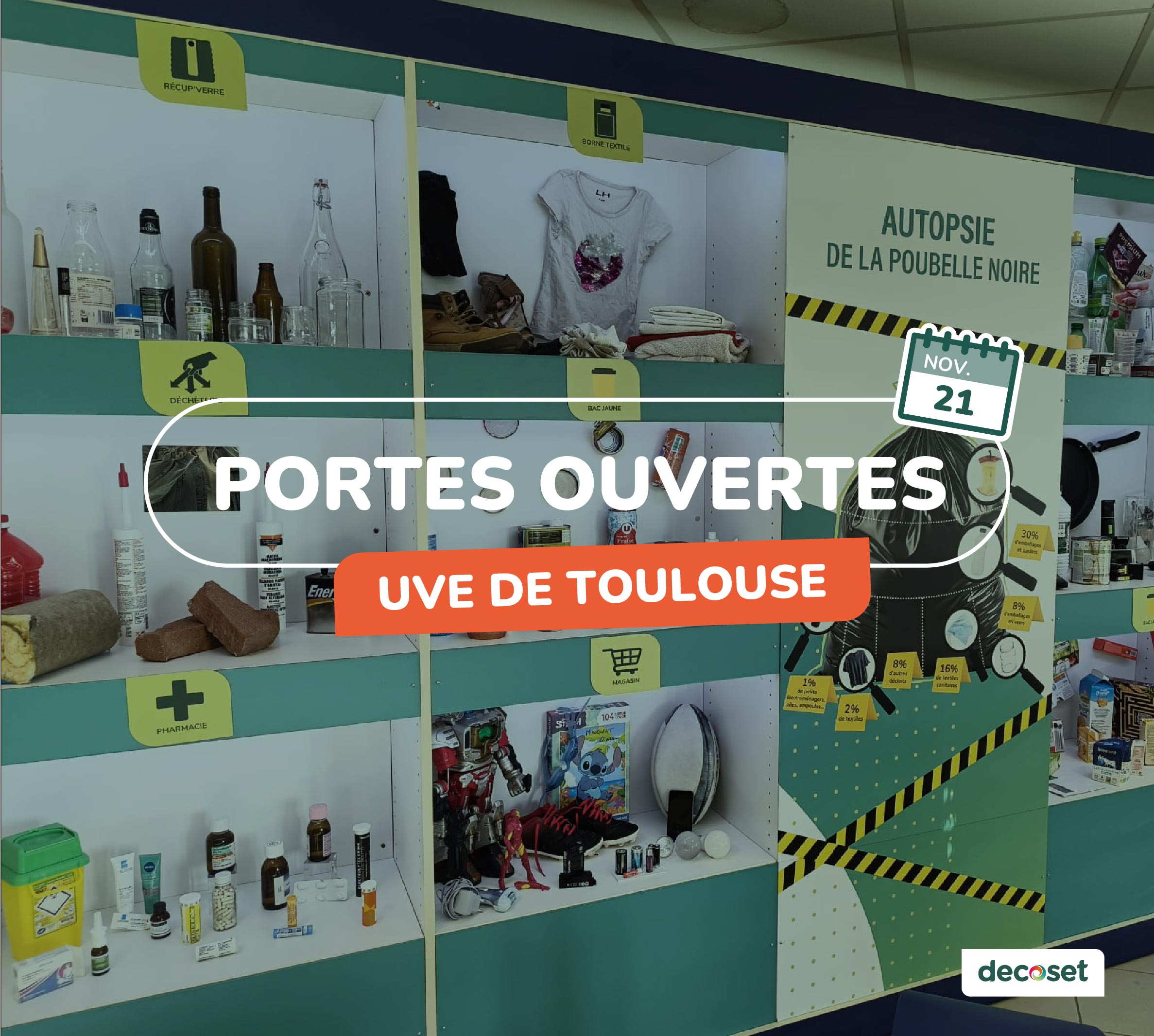 21 novembre : Portes ouvertes de l'Unité de Valorisation Energétique de Toulouse 